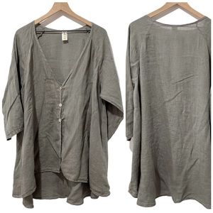 Camille & Co. | Lagenlook Linen Top